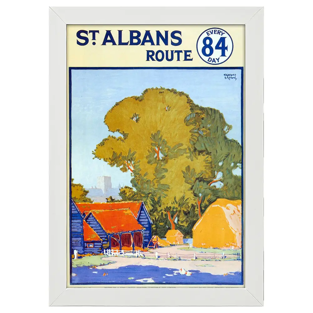 1916 Poster Bilderrahmen Albans St