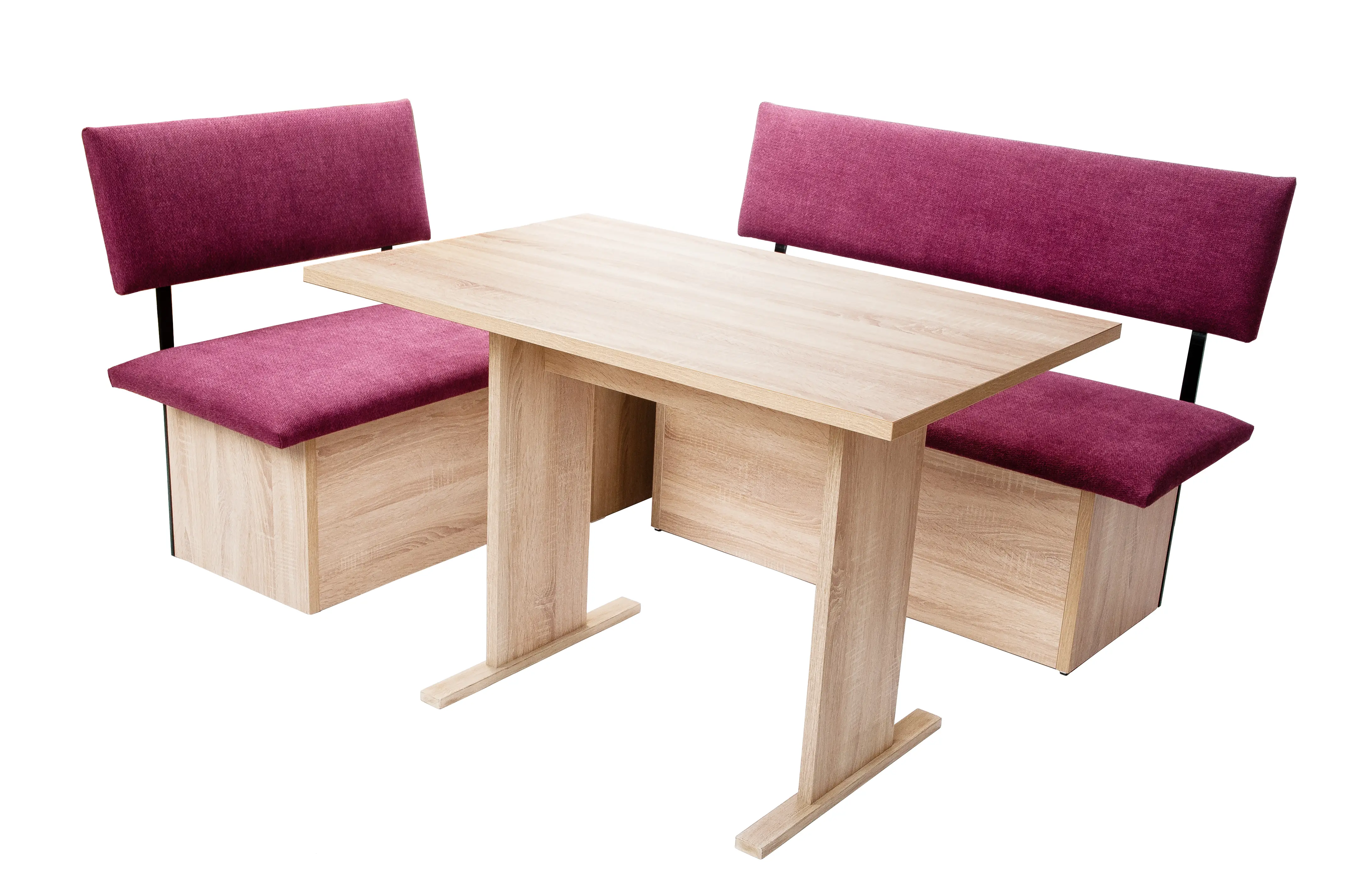 Tisch mit Truhe (4er I Set) Eckbank