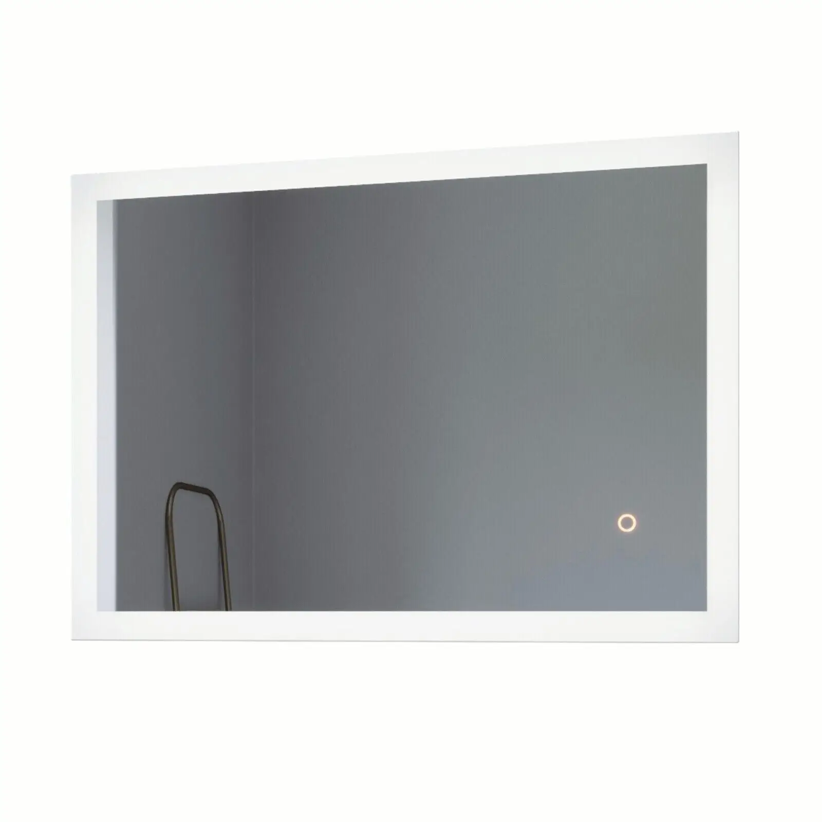 Badezimmerspiegel Ultrad眉nn mit Dimmbar | Wandspiegel