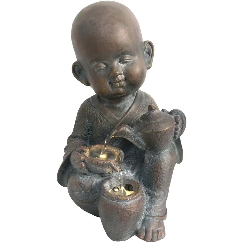 fähig Buddha mit Teekanne Innenbrunnen aus Har