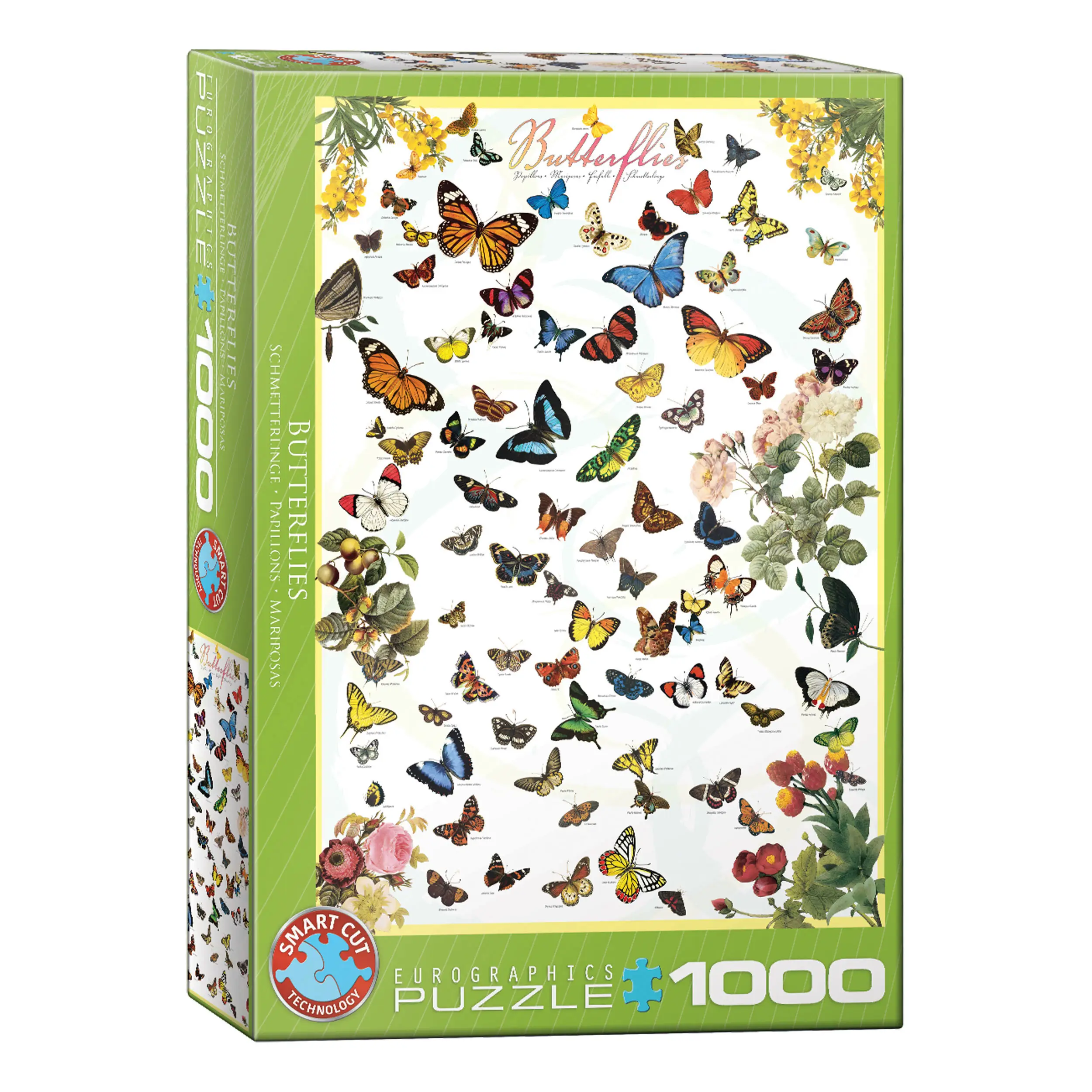 Jetzt günstiger Versandhandel möglich! Puzzle Schmetterlinge Teile 1000