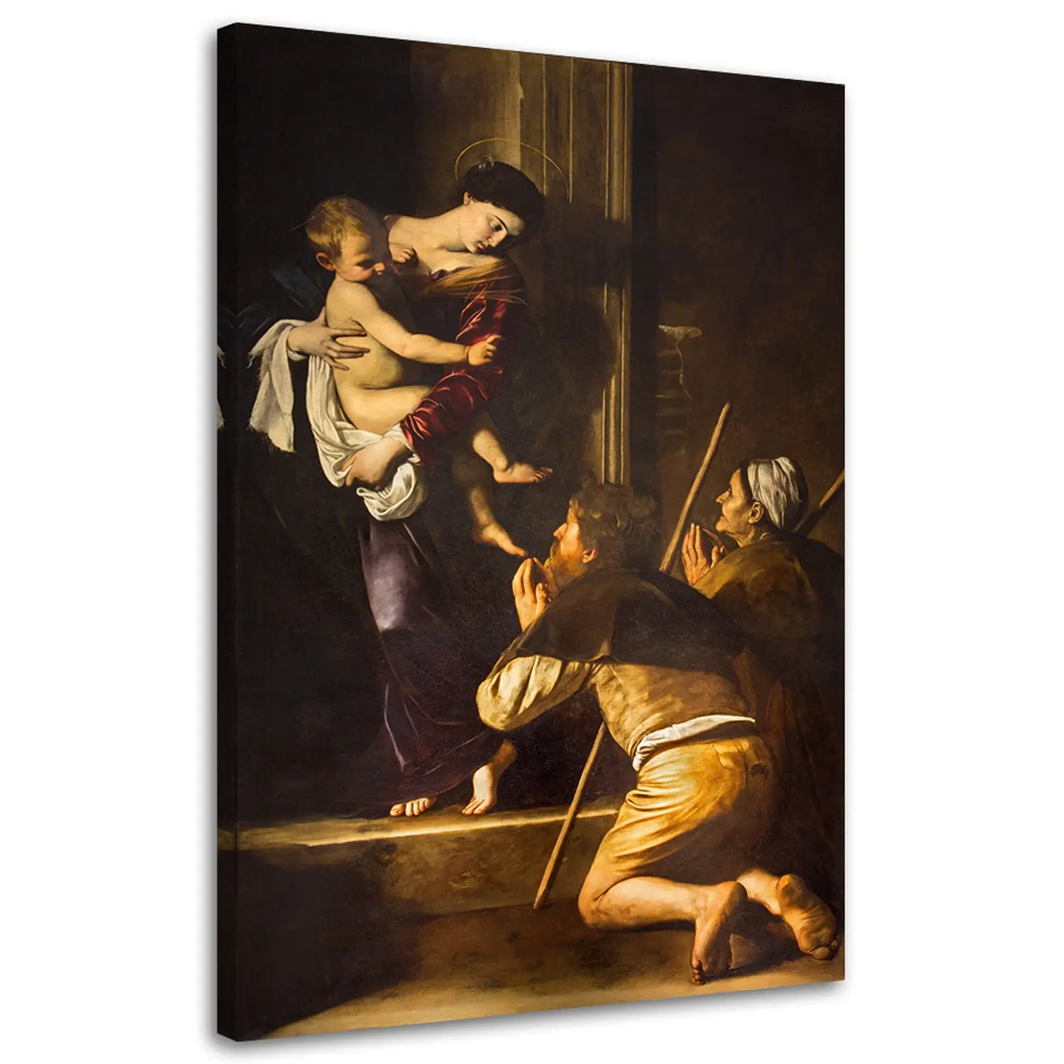 Wandbild Loreto Caravaggio von Madonna
