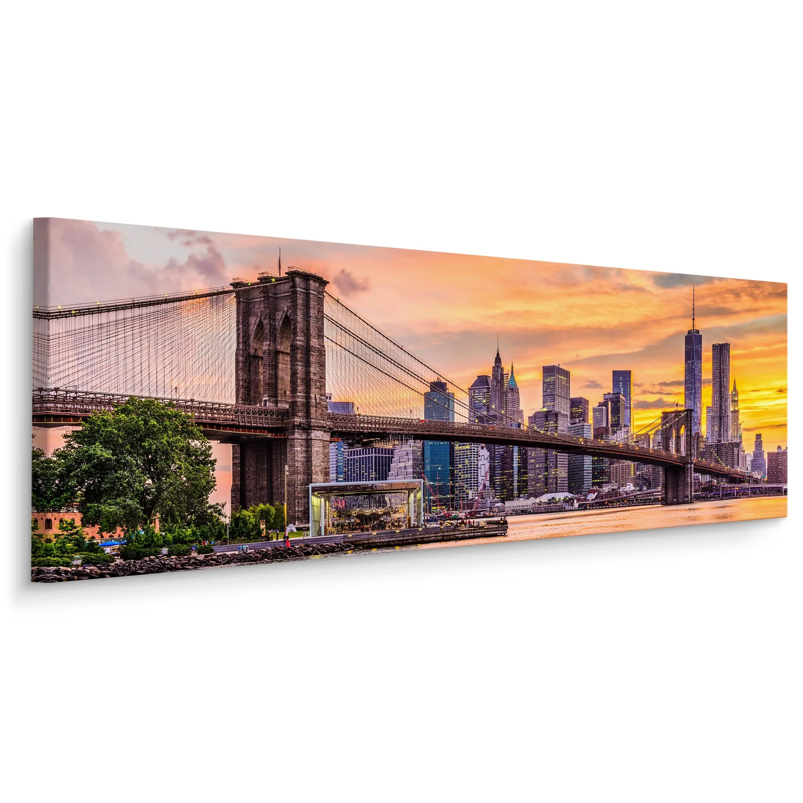 3D Architektur New York Panoramabild
