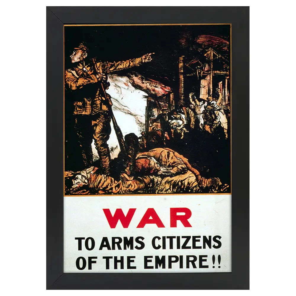 Bilderrahmen Poster 1915 To Arms