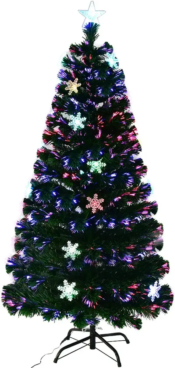 LED K眉nstlicher 210cm Weihnachtsbaum