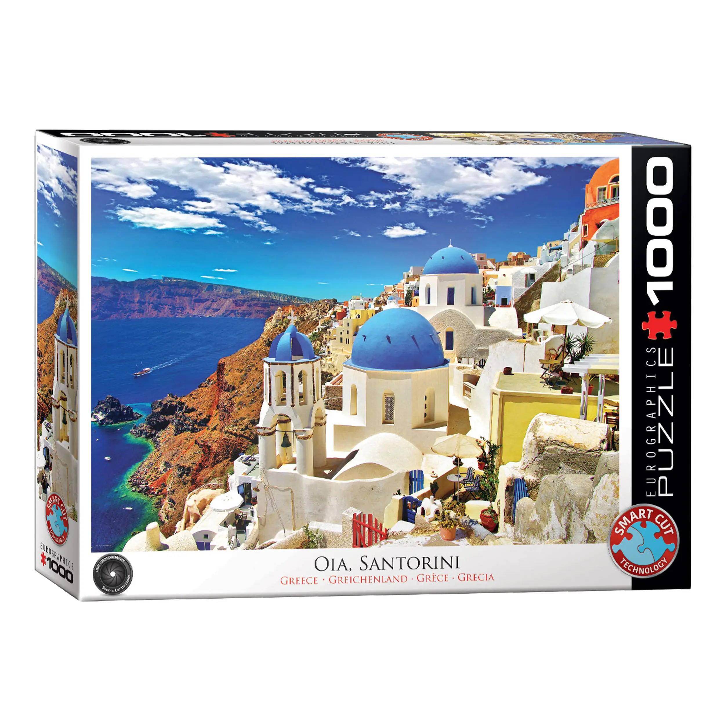 1000 Santorini Teile Puzzle
