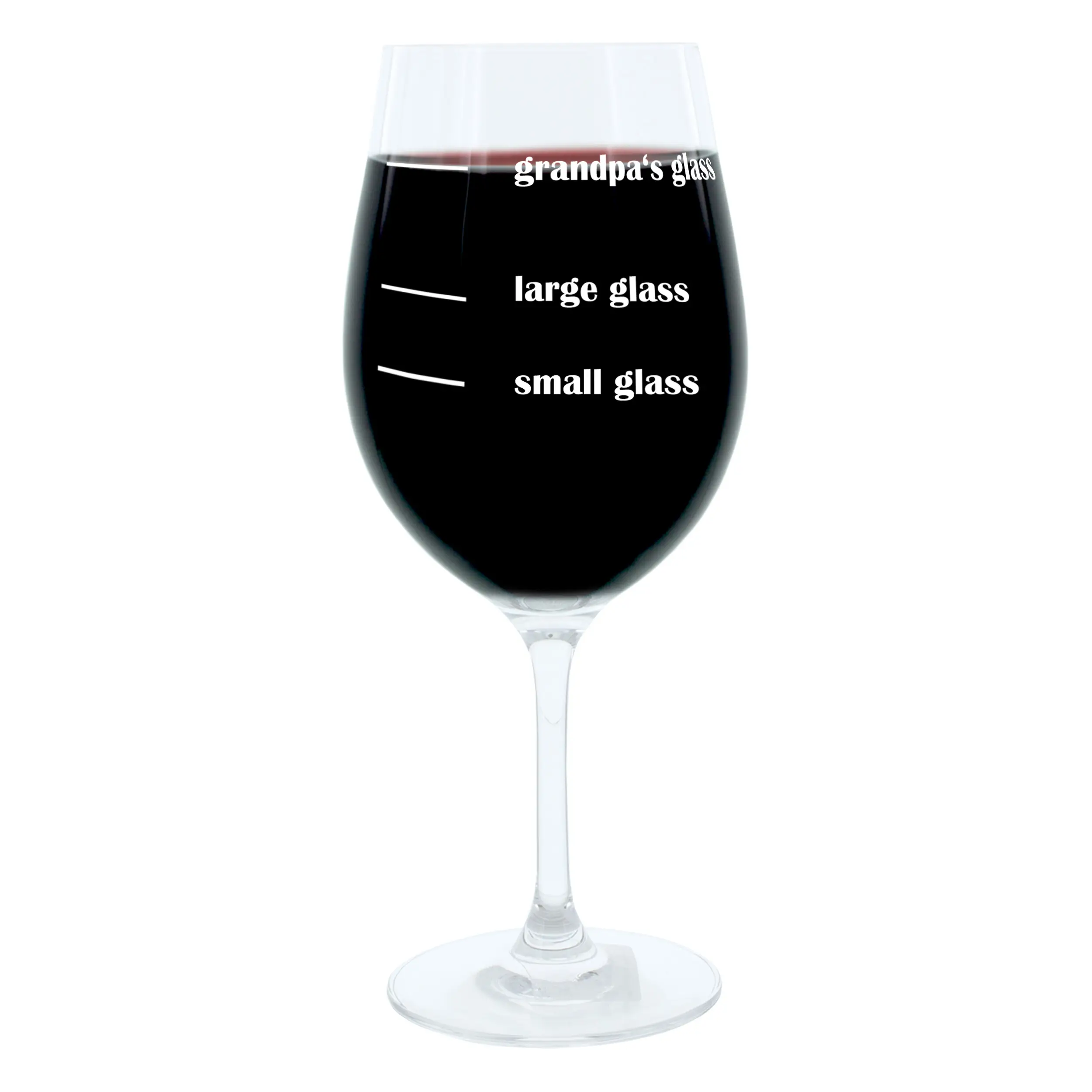 Gravur-Weinglas Glass XL Grandpas