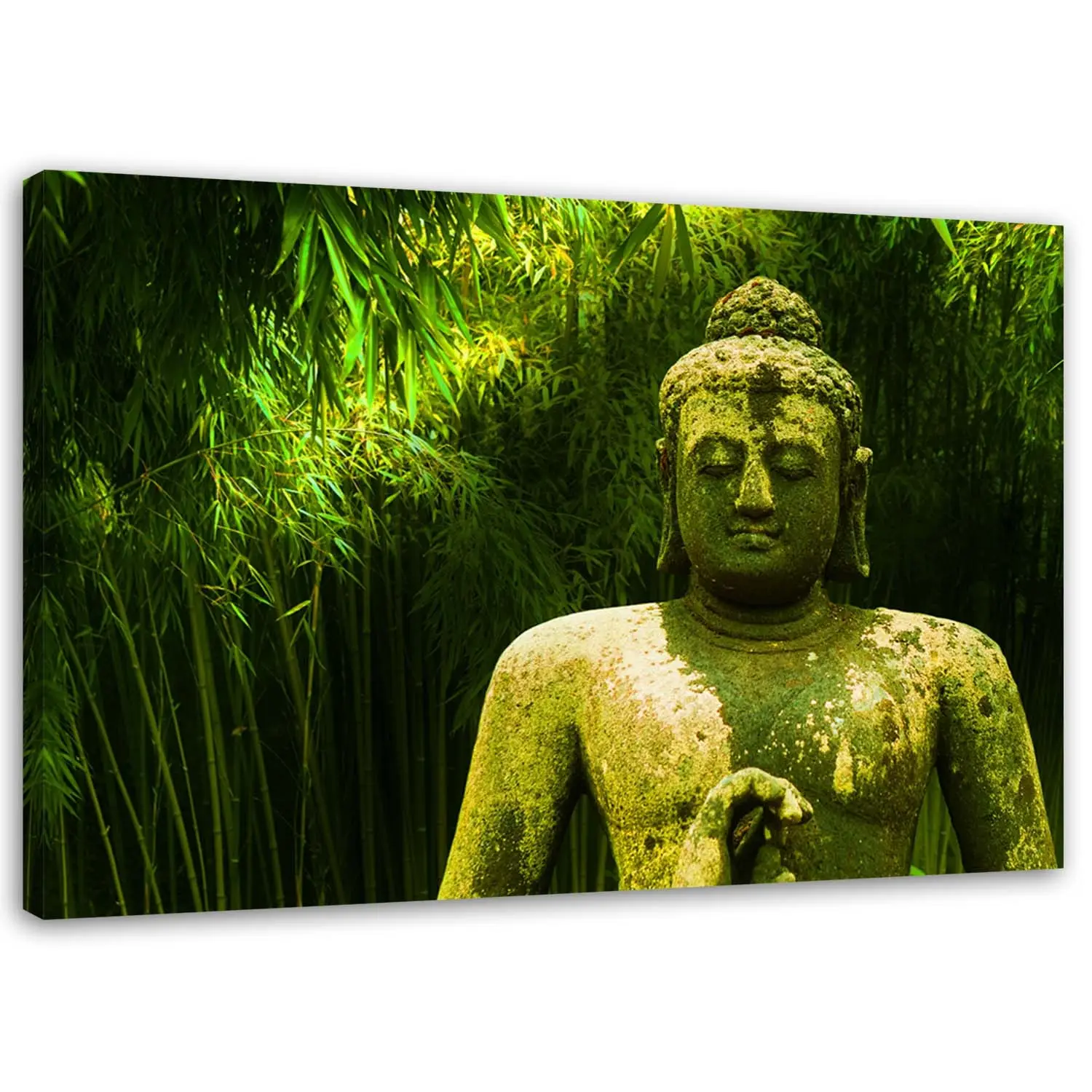 Wandbilder Buddha Zen Spa Orient Gr眉n