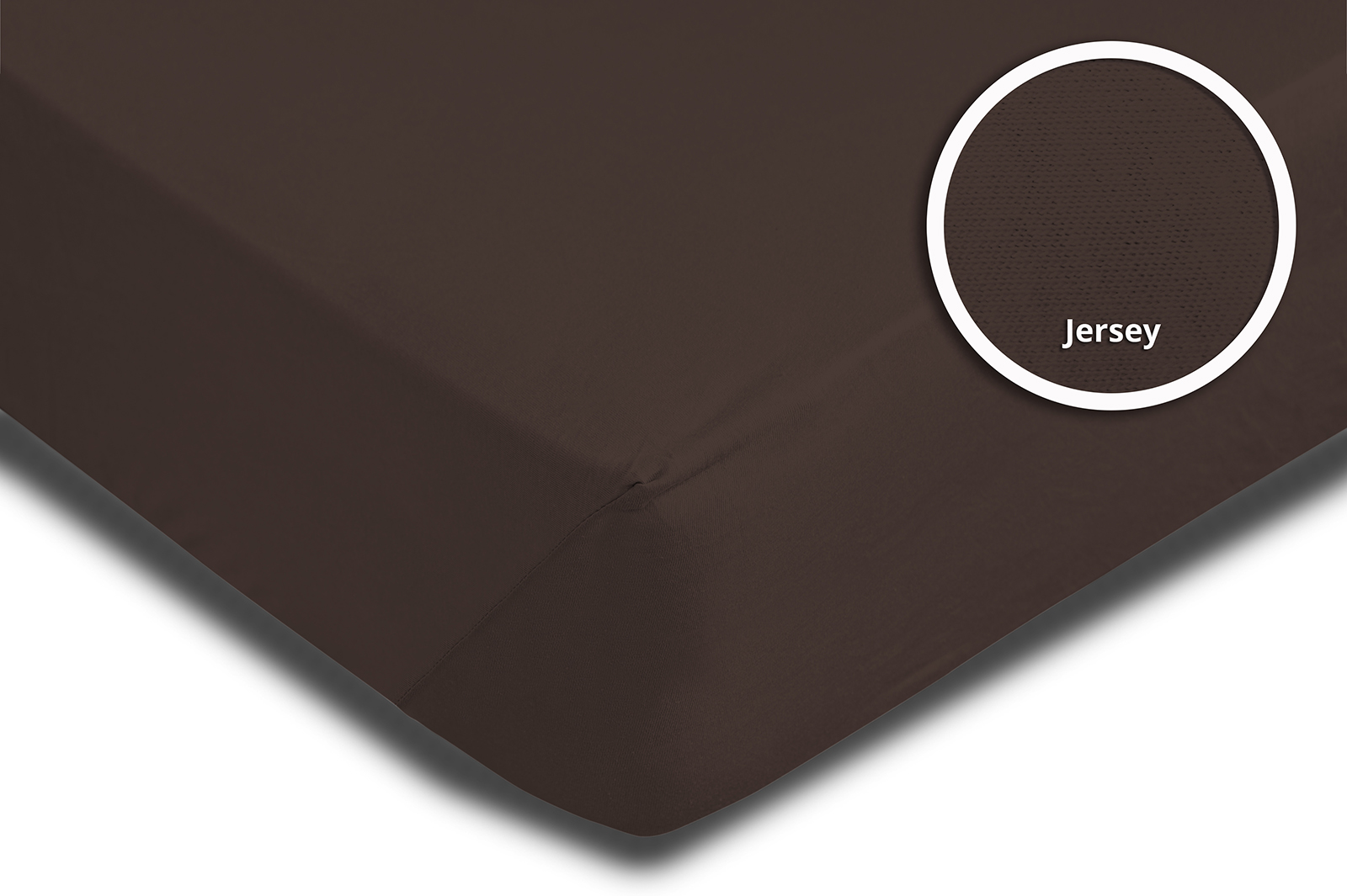 Spannbettlaken Jersey braun 140 x 200 cm kaufen