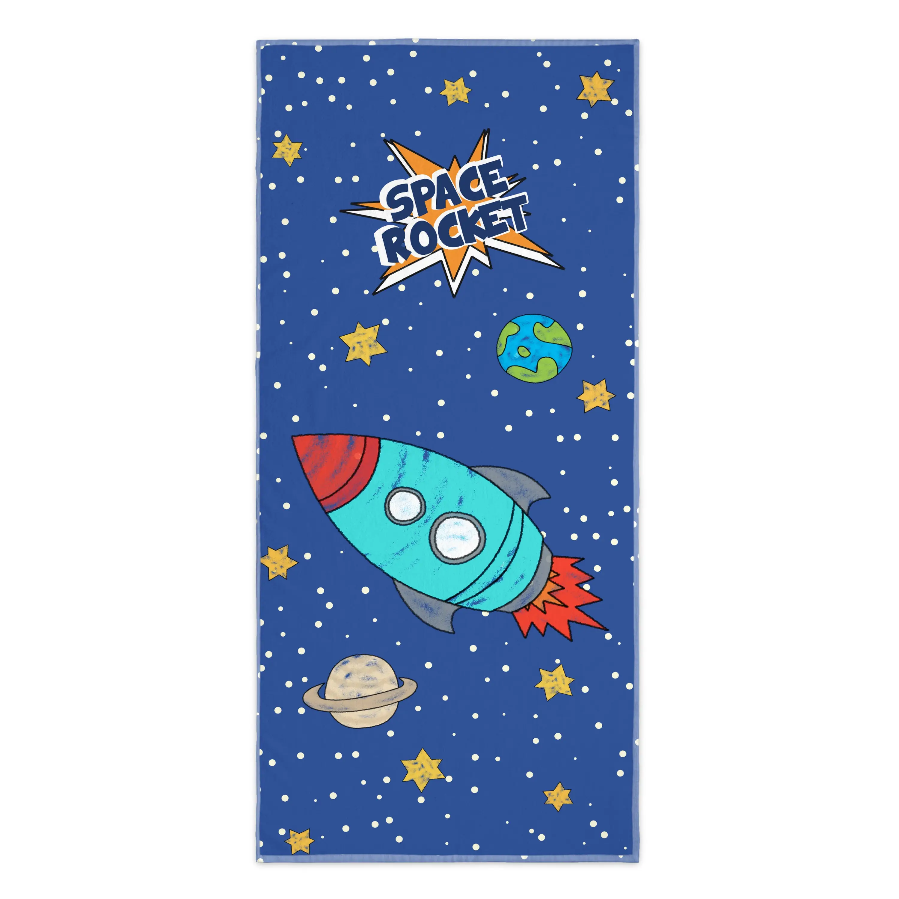 Space Handtuch rocket