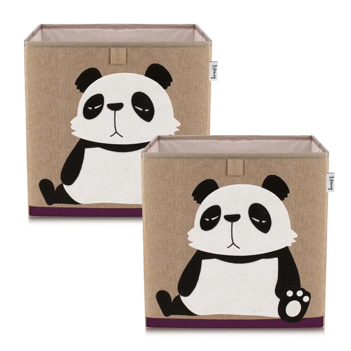 Lifeney Aufbewahrungsboxen 2er Set Panda