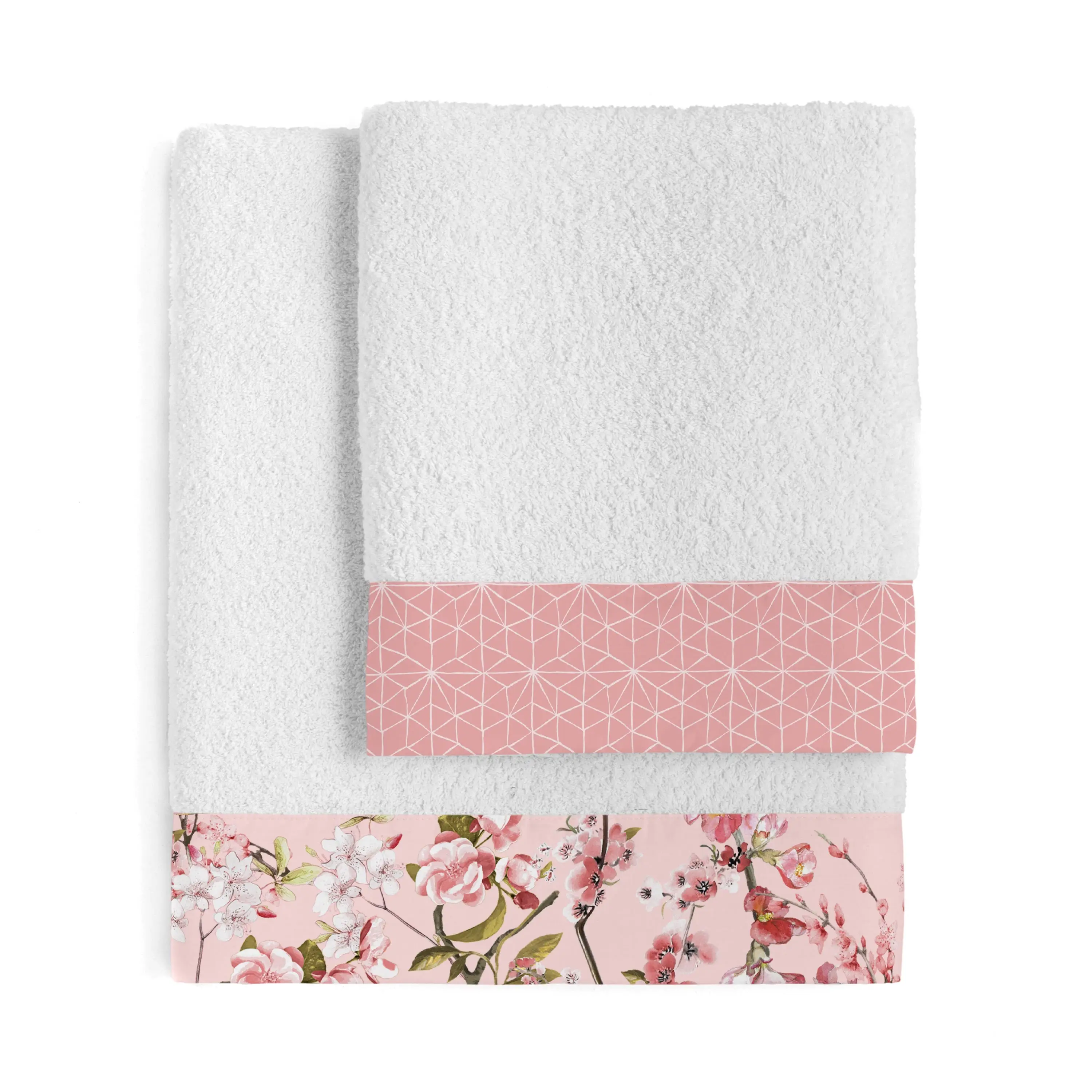 Chinoiserie rose Handtuch- set