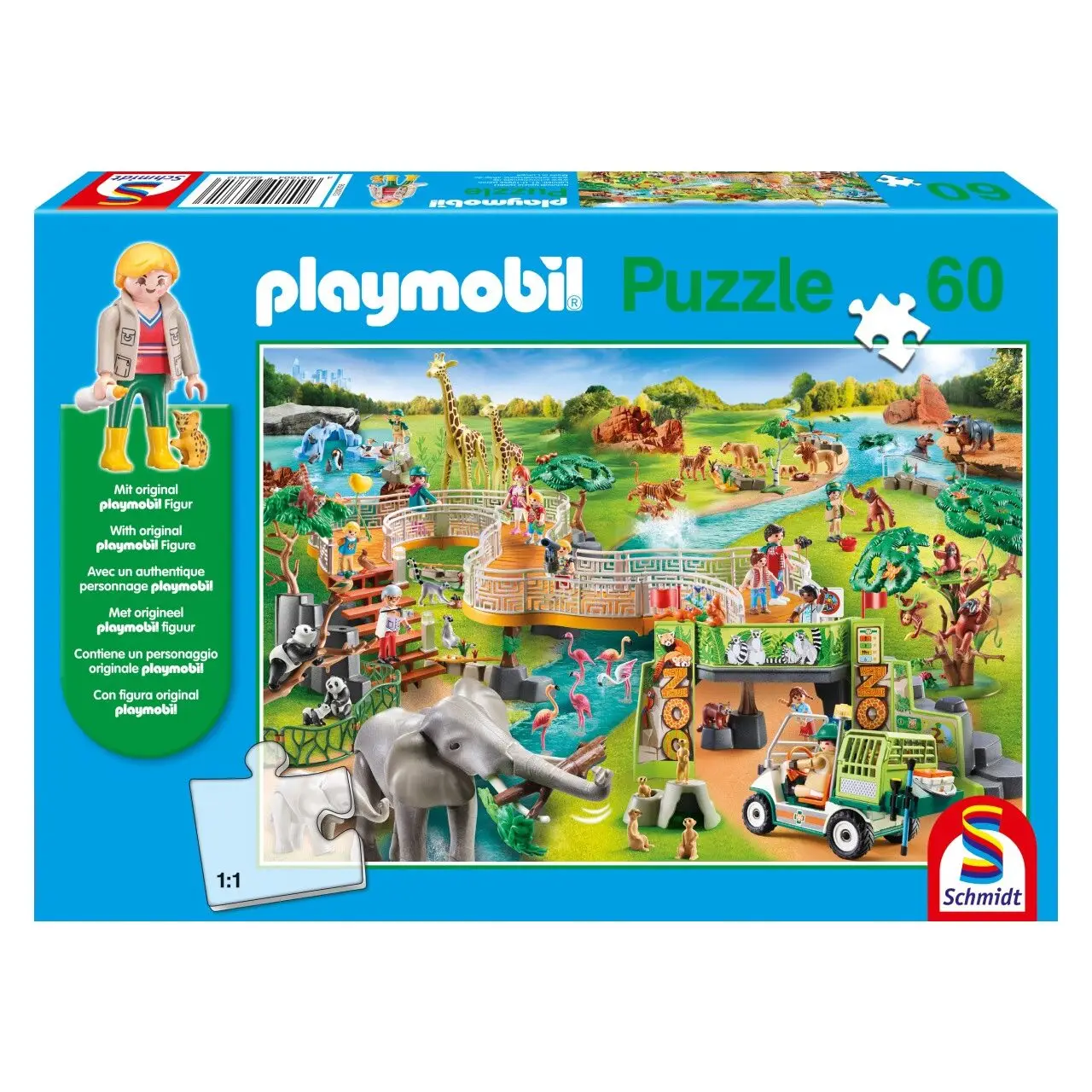 Puzzle Zoo inklusive Figur Playmobil