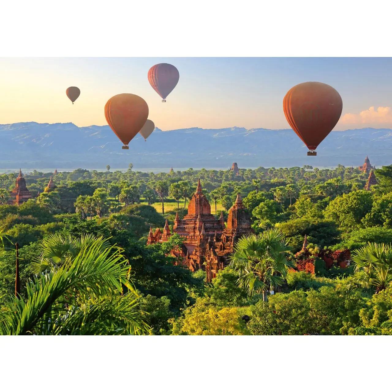 Puzzle Hei脽luftballons Mandalay
