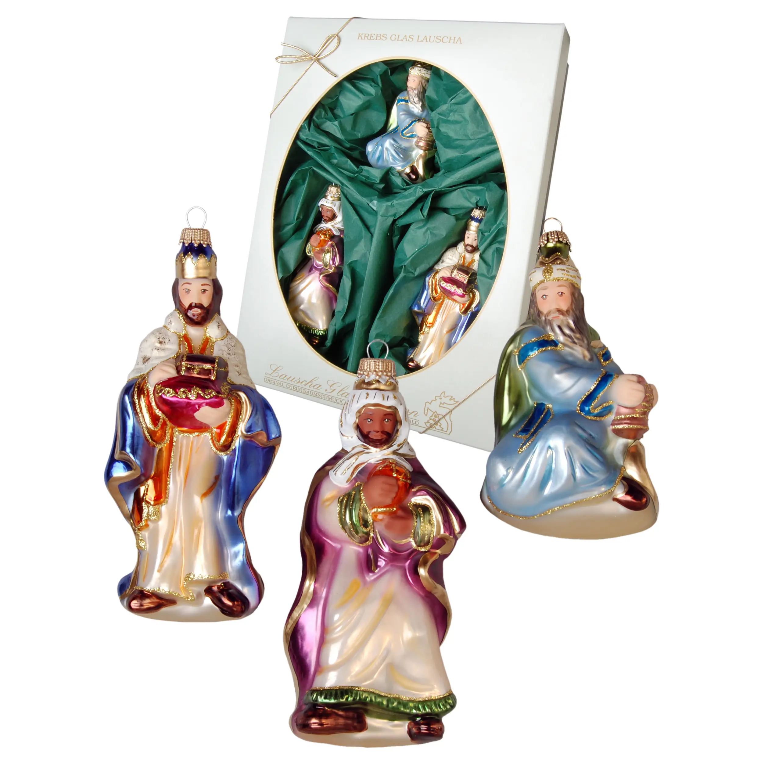 15cm Die Heiligen Drei Glas, aus K枚nige