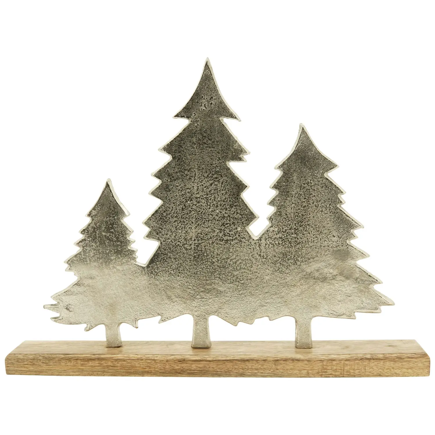 Baum Puri - - Holz/Aluminium cm 47x36x7