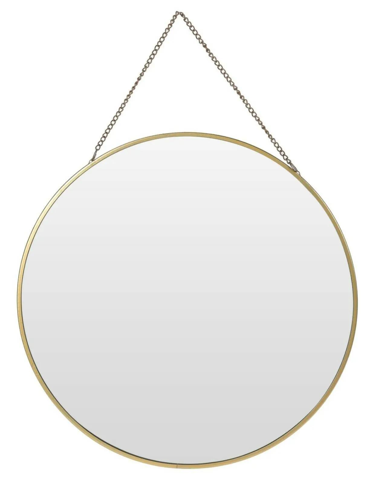 Spiegel rund Wandspiegel Gold 脴 30 cm