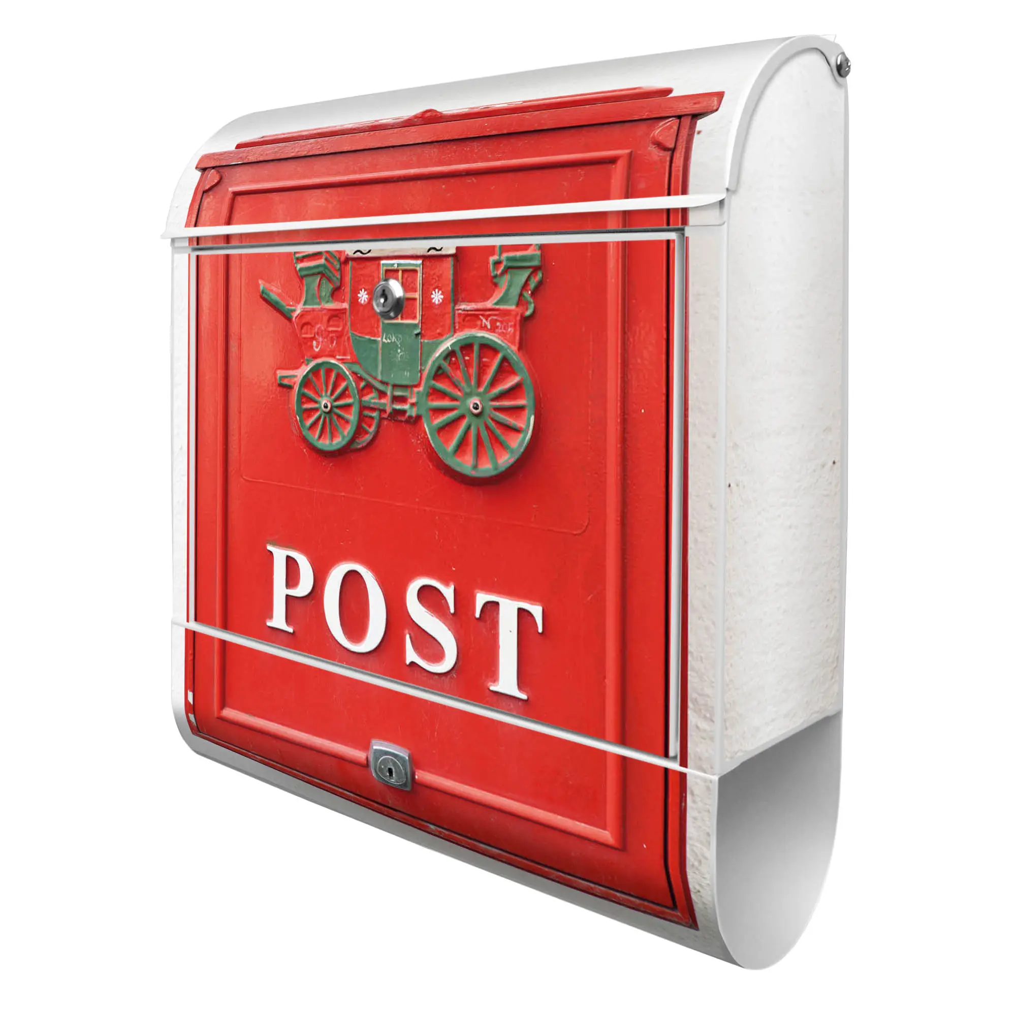 Briefkasten Stahl Postkasten Nostalgie | Briefkästen