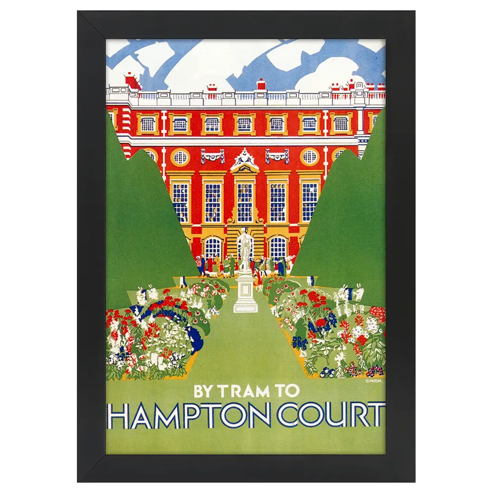 Hampton Court 1927 Poster Bilderrahmen