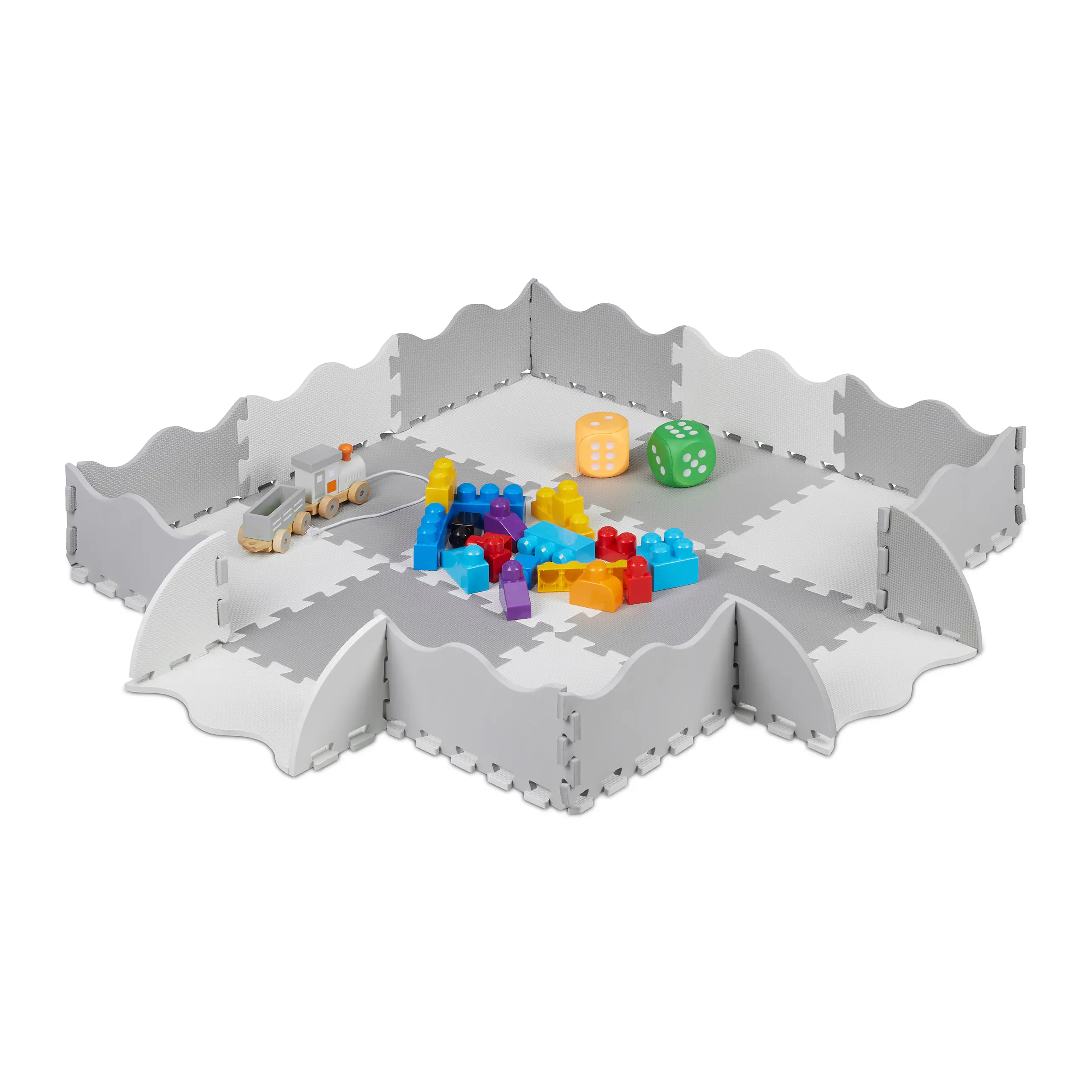 Puzzlematte Rand 25-teilige mit