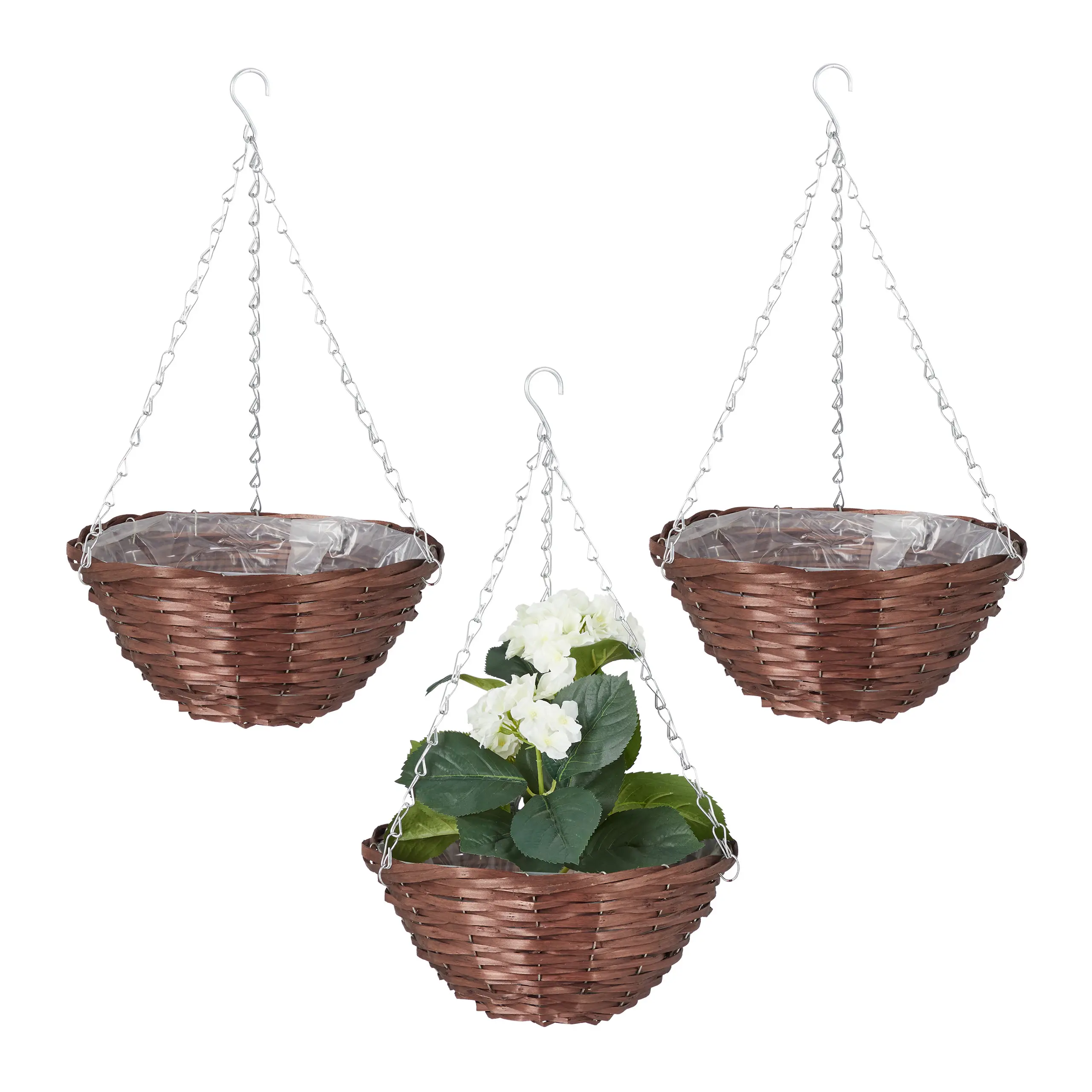 3er Set 30cm Blumenampel