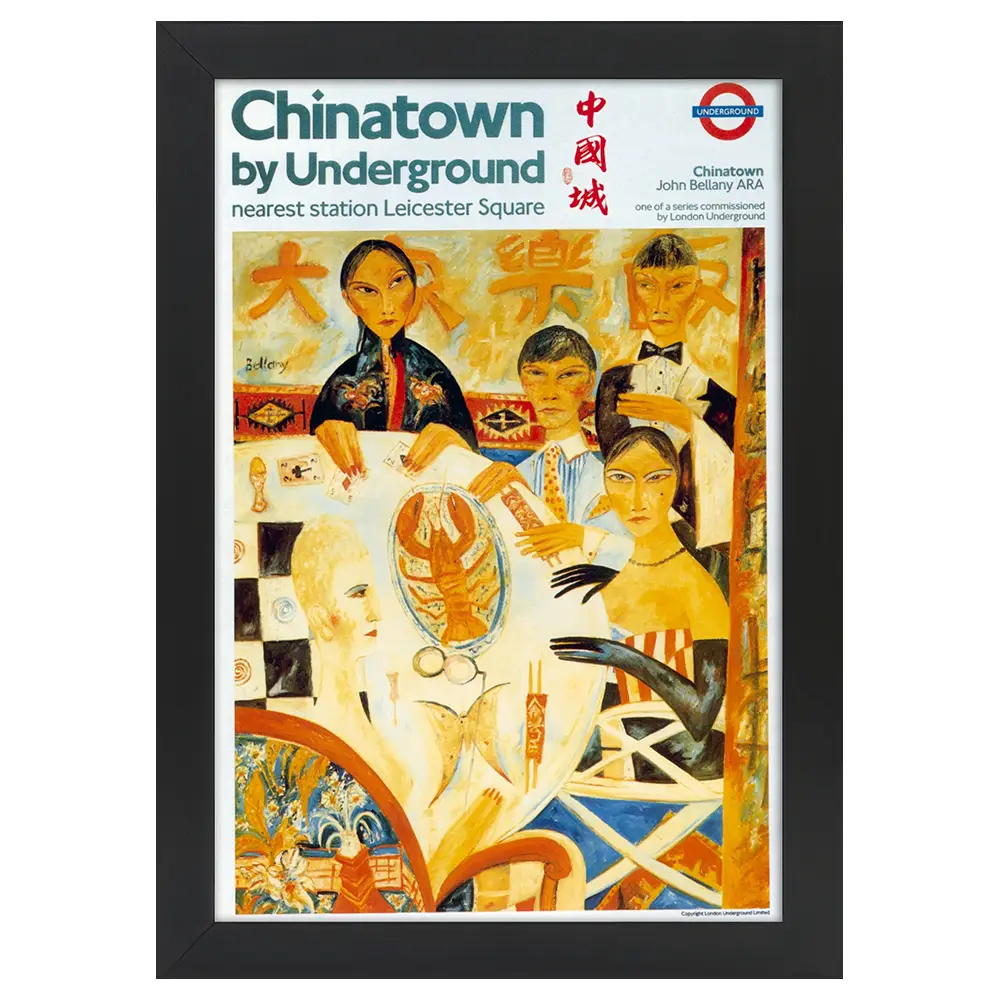 1988 Bilderrahmen Chinatown Poster