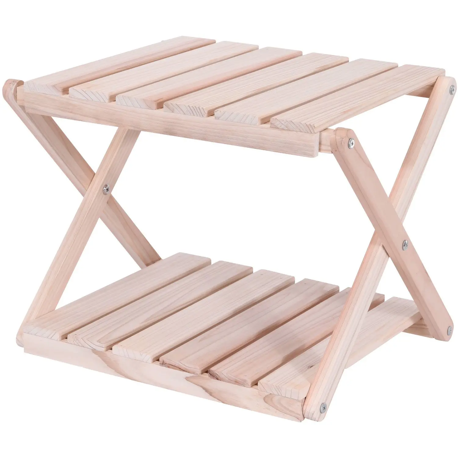 Hocker aus Holz, doppelt | Barhocker & Barstühle