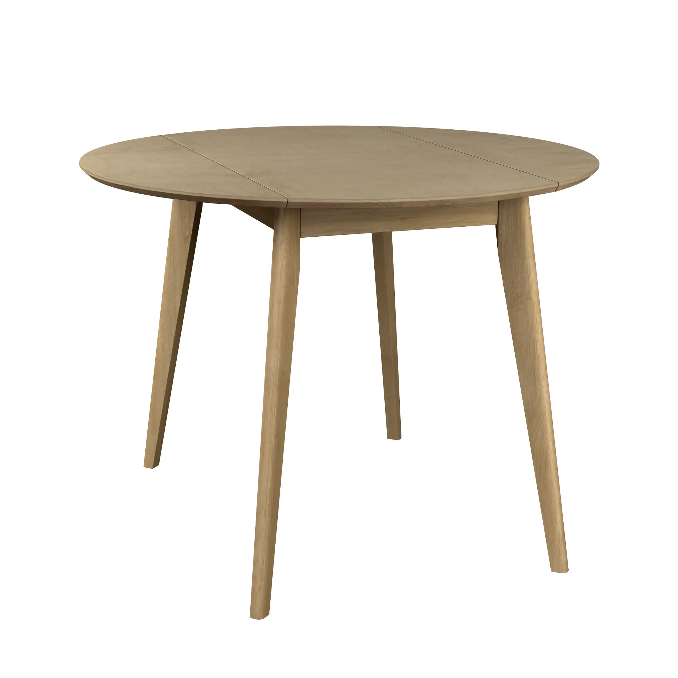 Orion DropLeaf Table Wooden 100cm Round