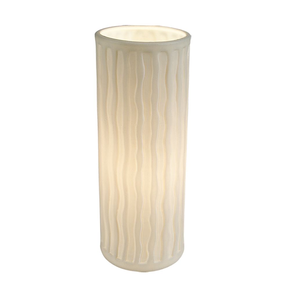 home24 Näve Porzellantischleuchte -Weiß Porzellan Modern 35 cm Höhe