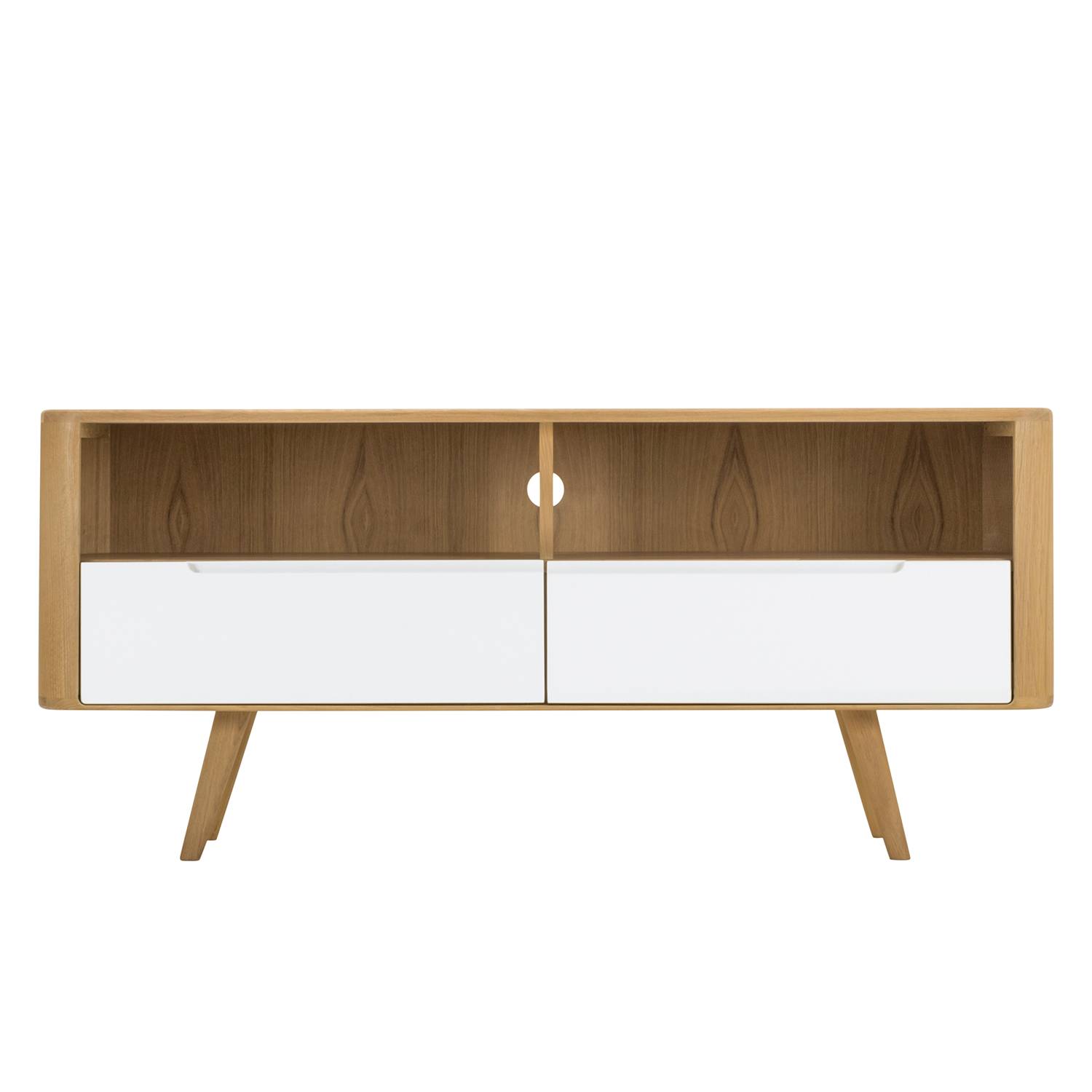 TV-Lowboard LOCA IV - Wildeiche Teilmassiv