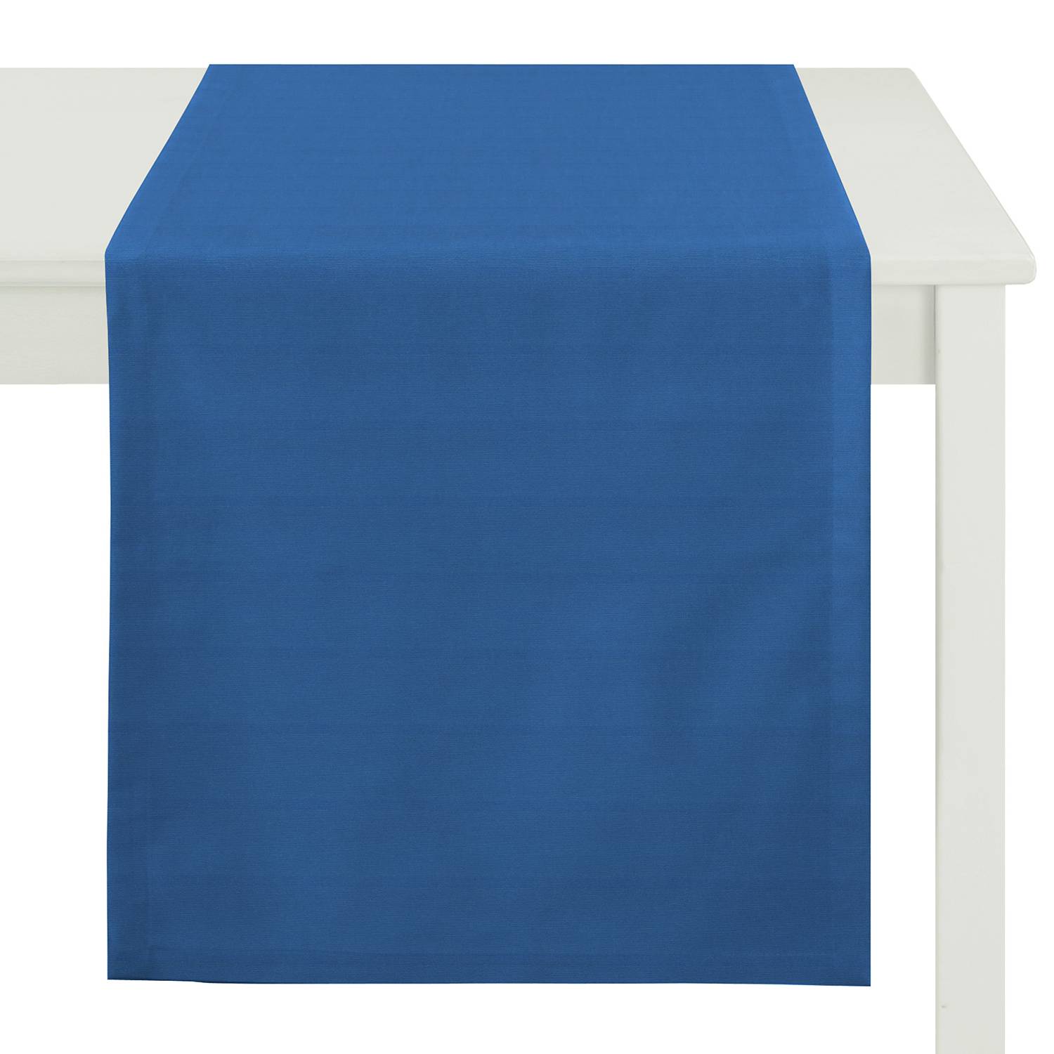 home24 Apelt Tischläufer Kanada Jeansblau Kunstfaser Modern 50x160 cm (BxT)