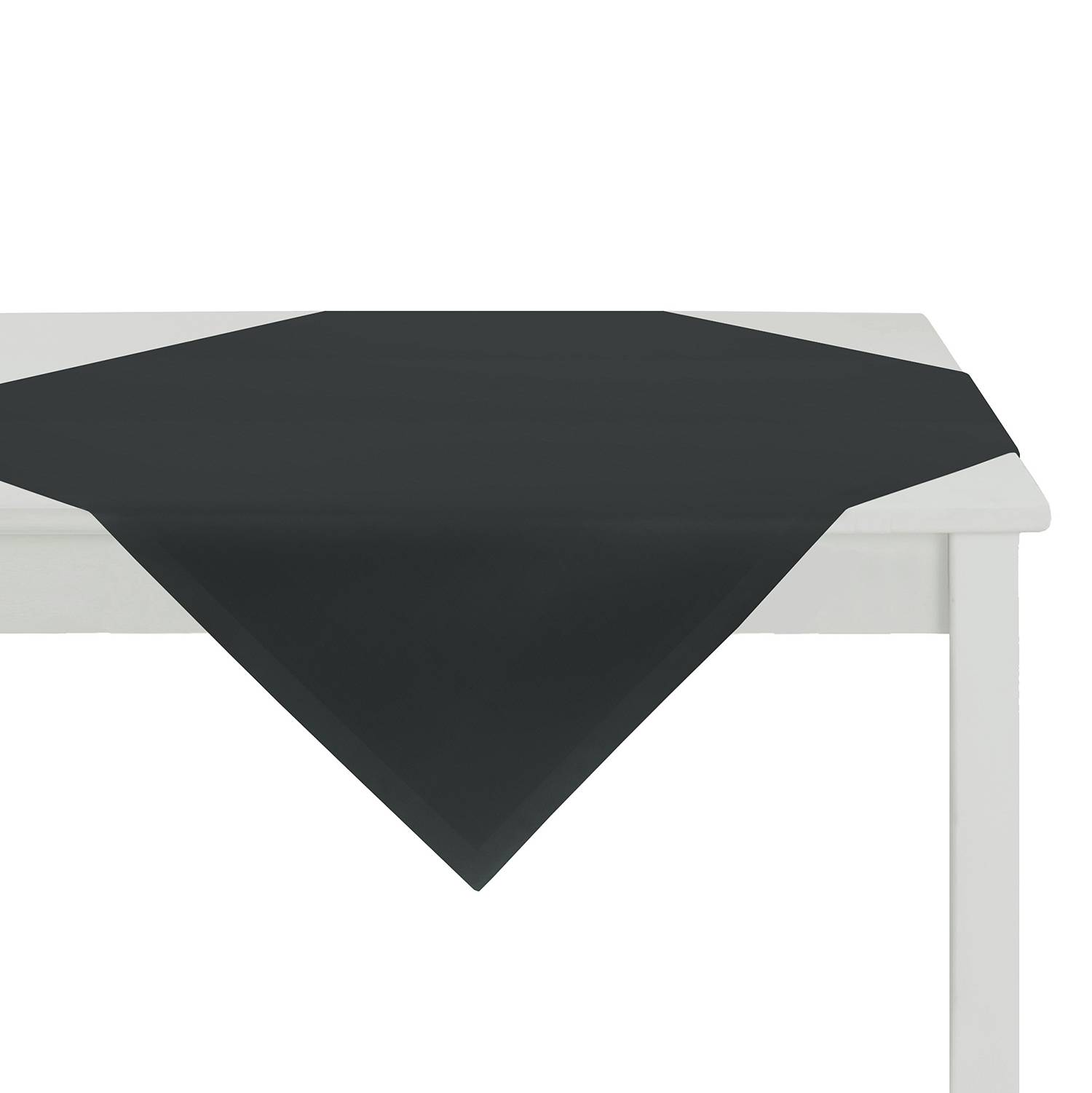 home24 Apelt Tischdecke Kanada Anthrazit Kunstfaser Modern 100x100 cm (BxT)