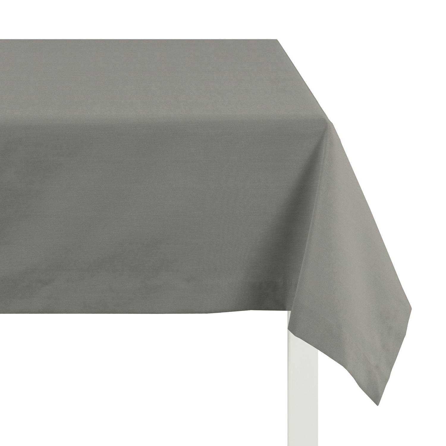 home24 Apelt Tischdecke Kanada Grau Kunstfaser Modern 140x250 cm (BxT)