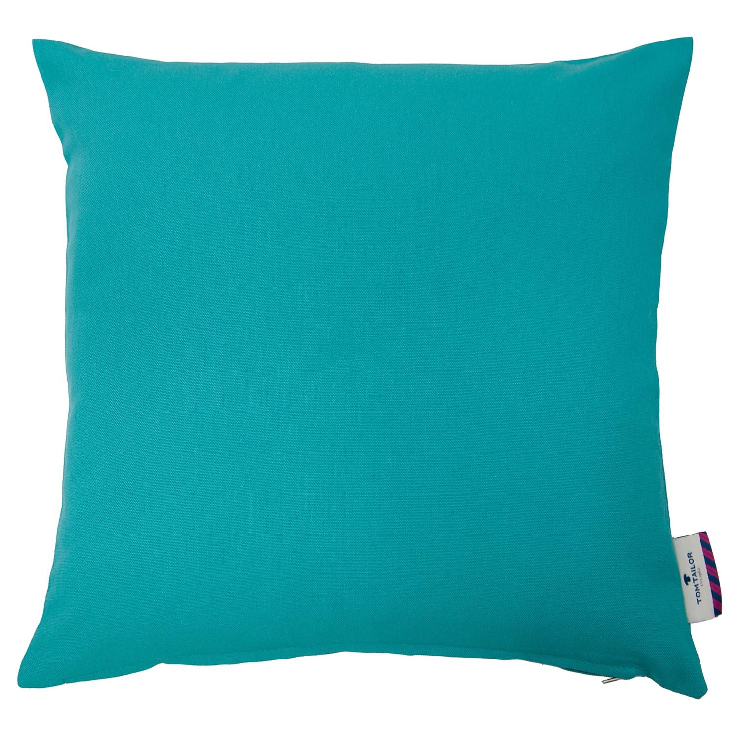 home24 Tom Tailor Kissenbezug T-Dove Petrol 50x50 cm (BxH) 100% Baumwolle