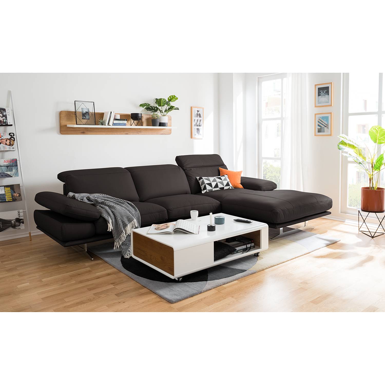 Ecksofa Kingman Echtleder