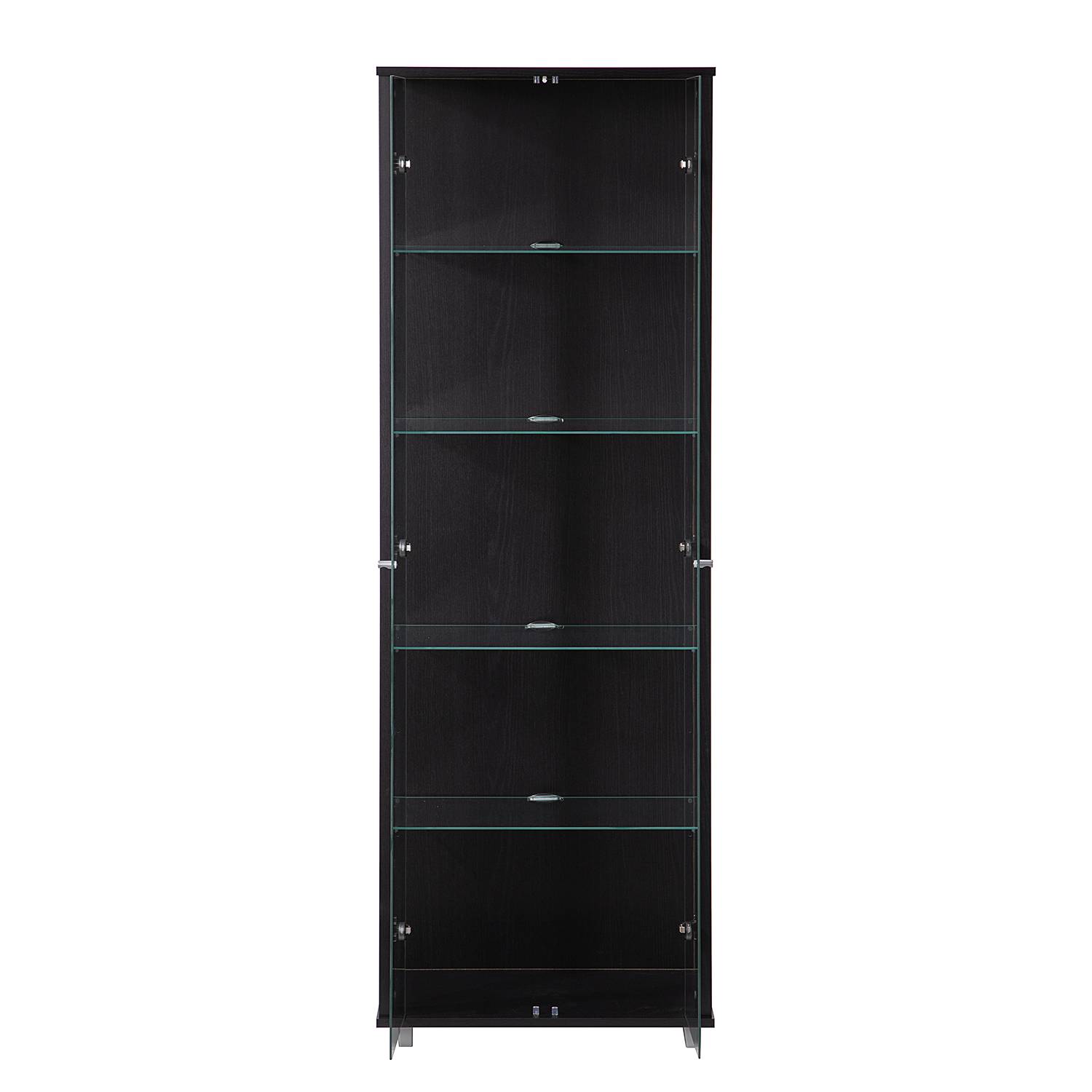 Nynelly Acryl Vitrinekast met Led Licht voor Verzamelobjecten, 5 Niveaus Plexiglas Vitrine met Deur en Treden, Assembleer Stofdichte Showcase voor Figuren, Funko Pop, Miniatuur, Speelgoed, Houtkleur