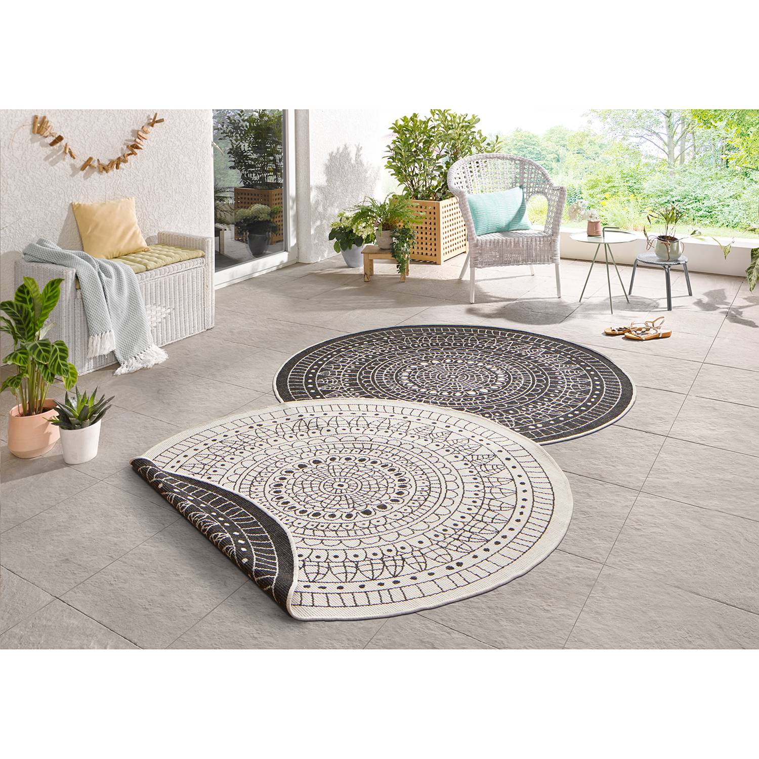 home24 In-/Outdoorteppich Porto