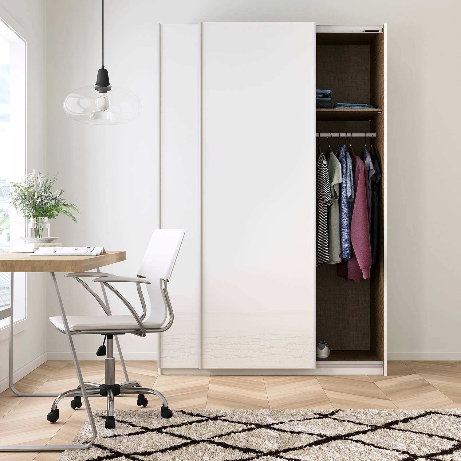 home24 Schwebetürenschrank KiYDOO I