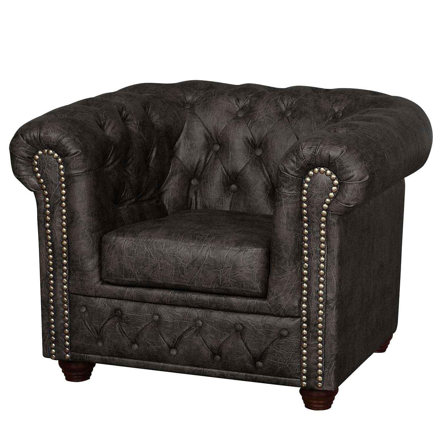 Fauteuil Kamaru Imitation cuir
