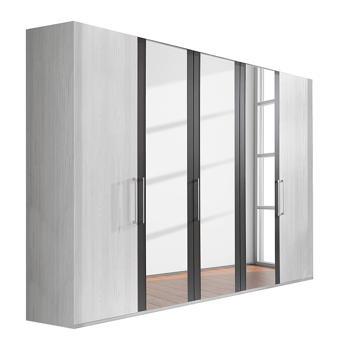 home24 Drehtürenschrank Lissabon
