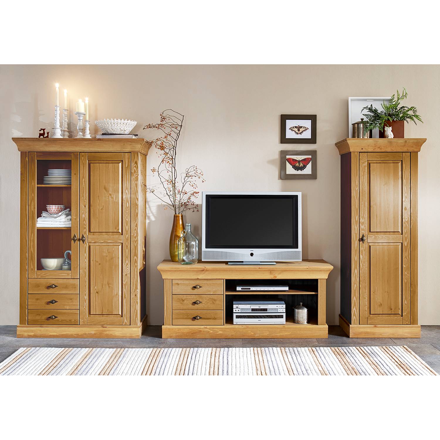 Armoire vitrine Bergen