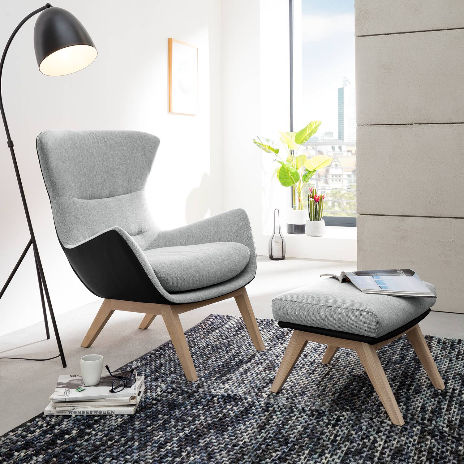 Pouf repose-pieds Hepburn I