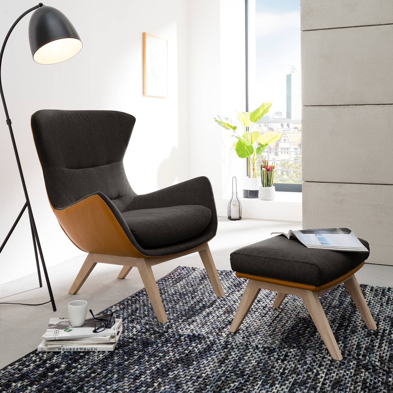 Pouf repose-pieds Hepburn I