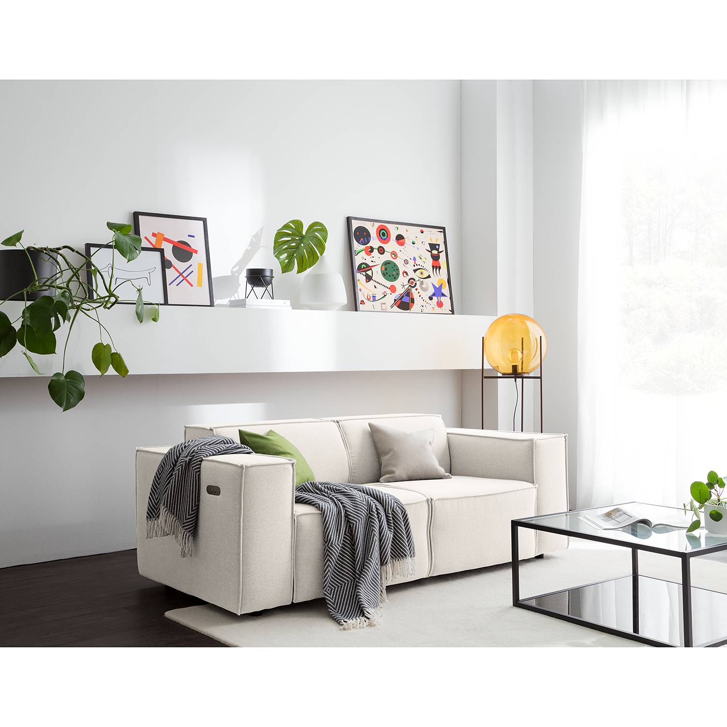 Sofa Kinx (2-Sitzer) Webstoff 