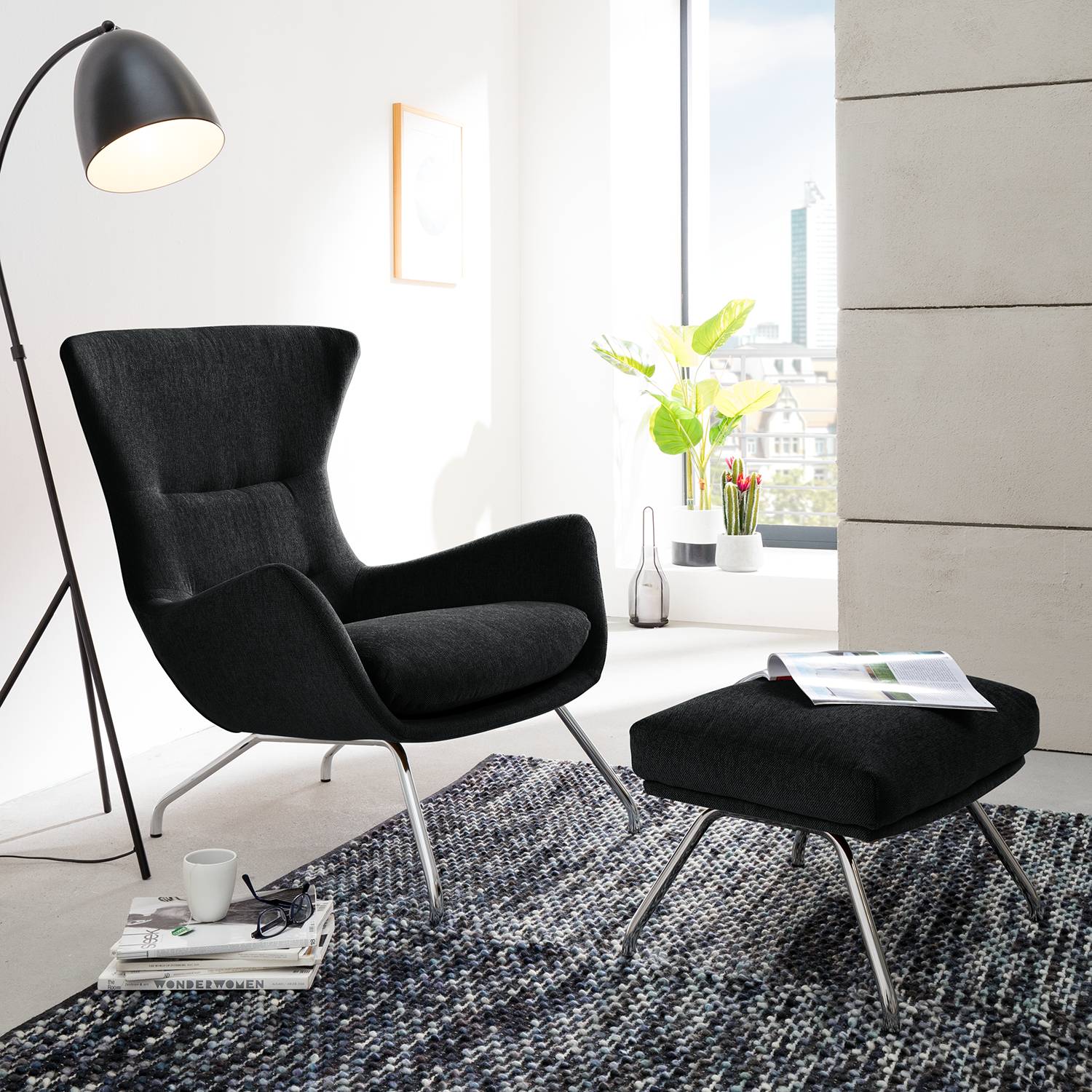 Pouf repose-pieds Hepburn II