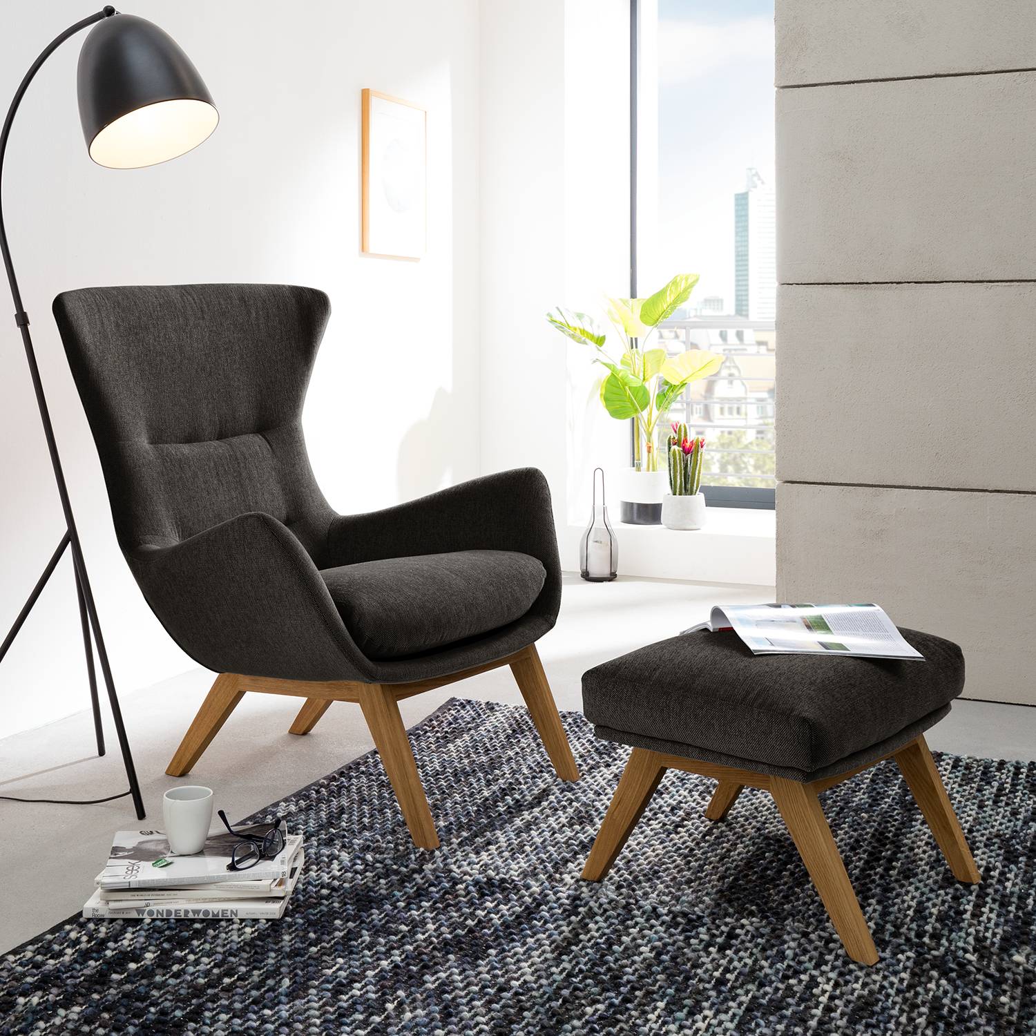 Pouf repose-pieds Hepburn I