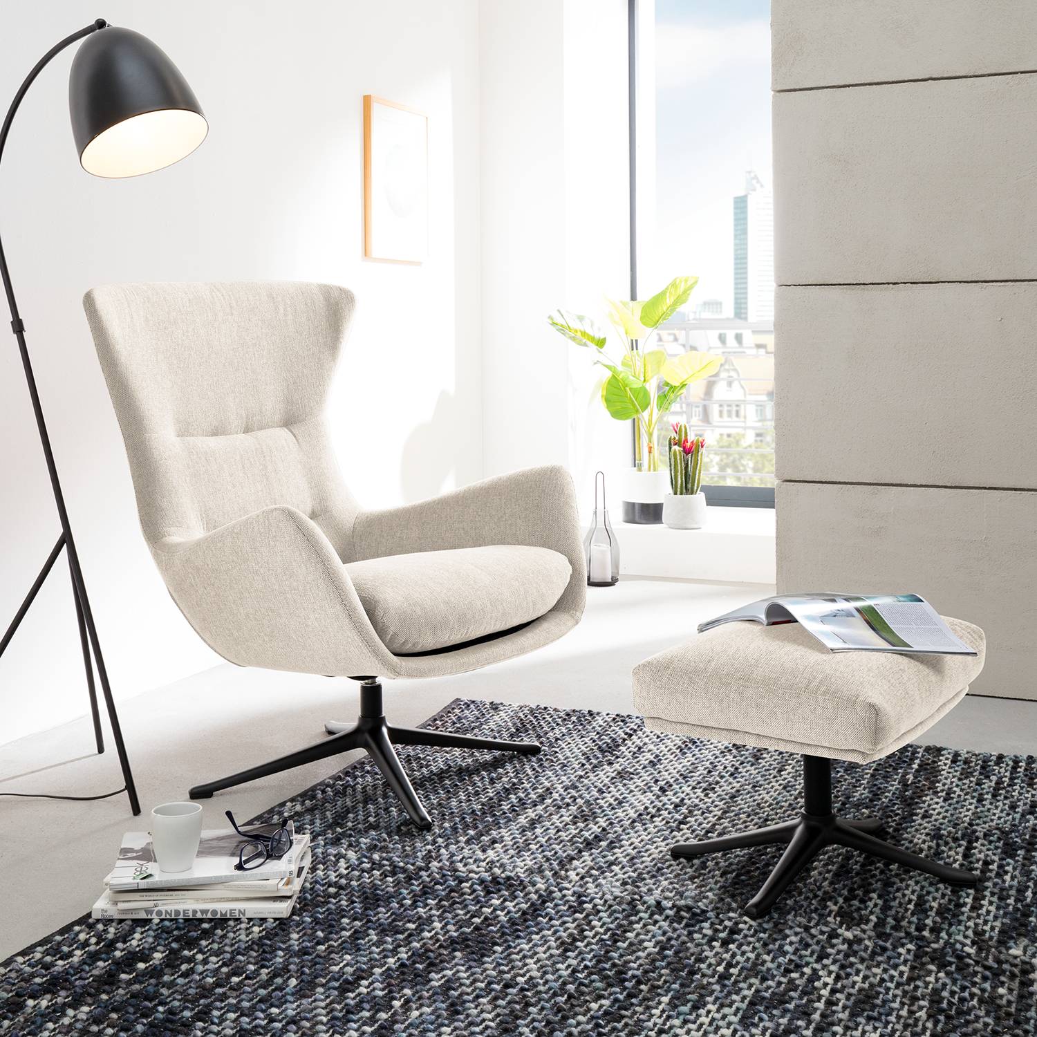 Pouf repose-pieds Hepburn III