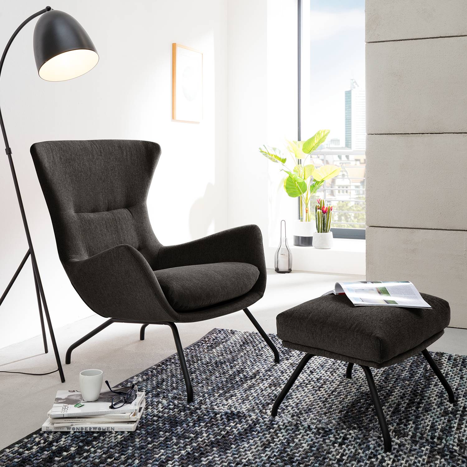 Pouf repose-pieds Hepburn II