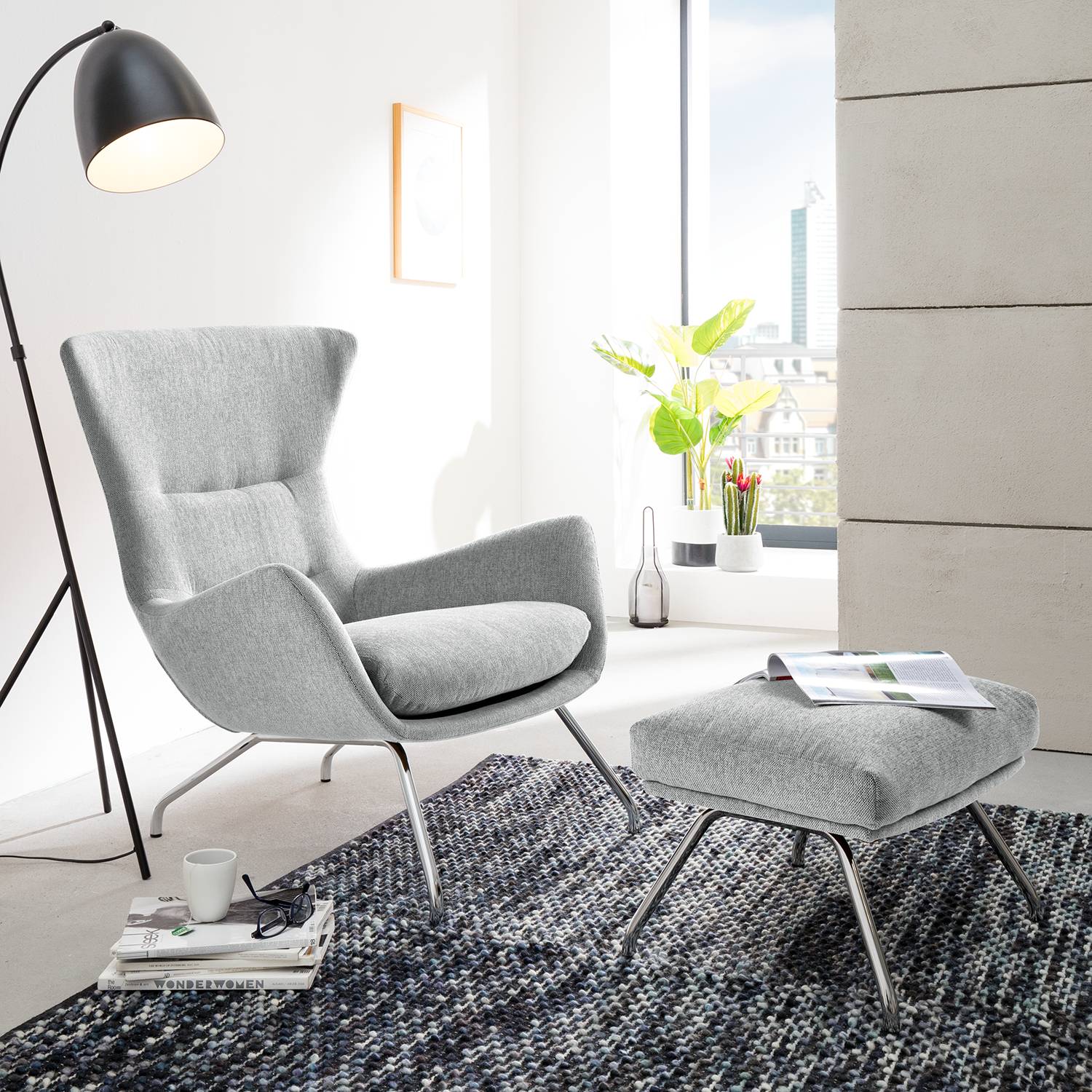 Pouf repose-pieds Hepburn II