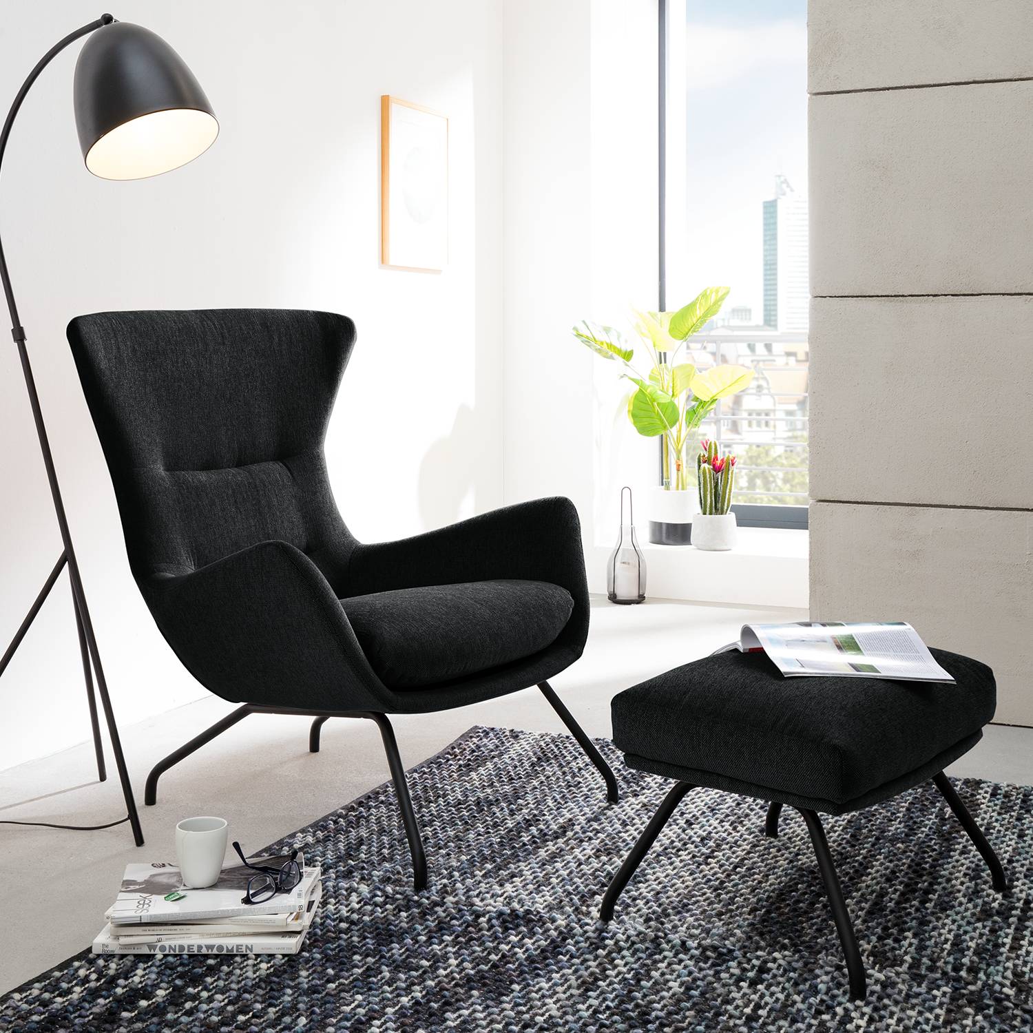 Pouf repose-pieds Hepburn II